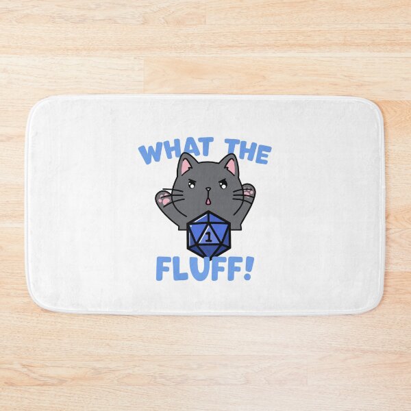 Item preview, What the Fluff Dungeon Meowster designed and sold by Cute N' Nerdy Shop.