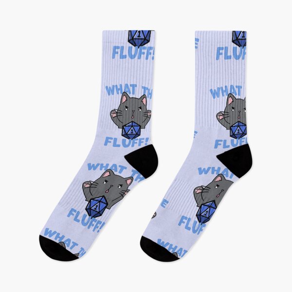 Item preview, What the Fluff Dungeon Meowster designed and sold by Cute N' Nerdy Shop.