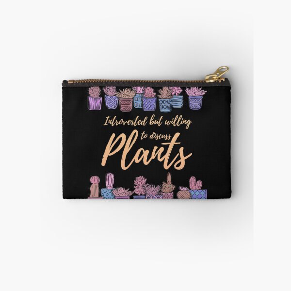 Item preview, Copy of Introverted but willing to discuss plants - pink and violet succulents designed and sold by marta-maria.