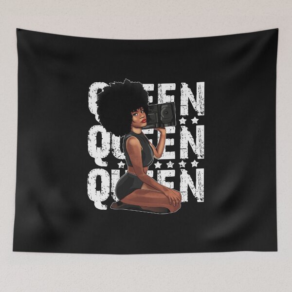 Item preview, Melanin Queen Afro Cutie designed and sold by BoldNewLook.