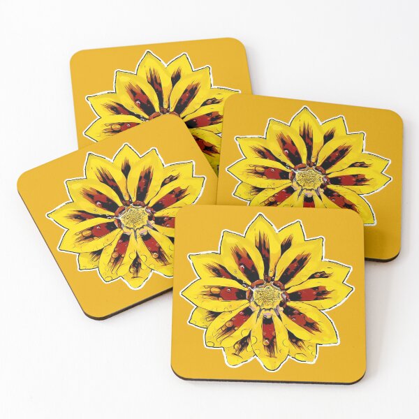 Item preview, Sunshine Flower Cartoon in Mustard Orange! designed and sold by r383x4.