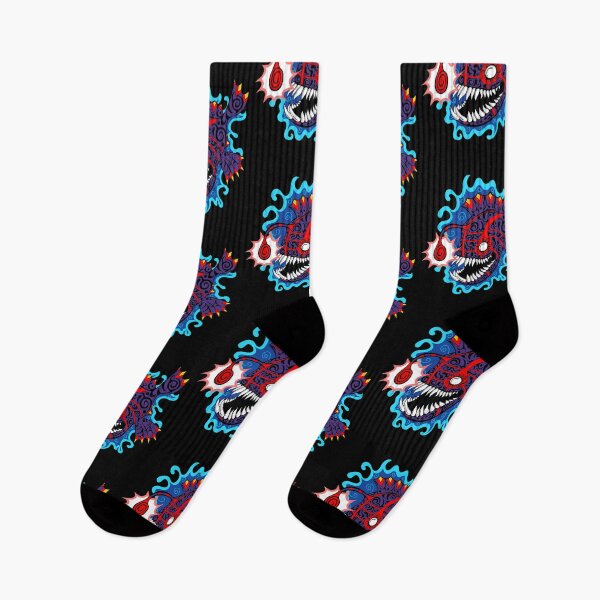 Item preview, Anglerfish doodle style - Purple and Red, designed and sold by DesignsByDarrin.