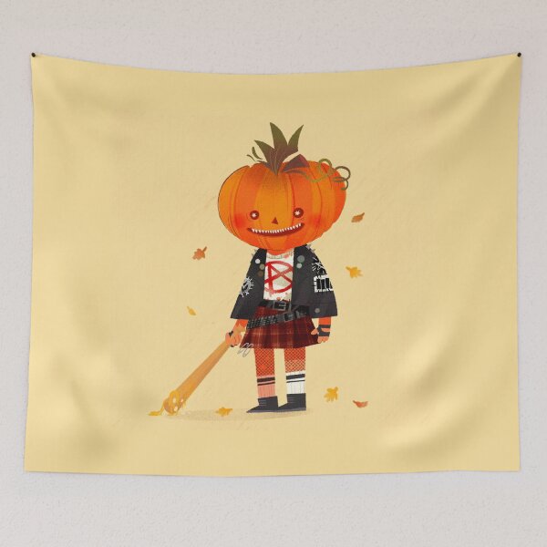 Item preview, Punk pumpkin  designed and sold by Ana Amorim (Flatceteraart).