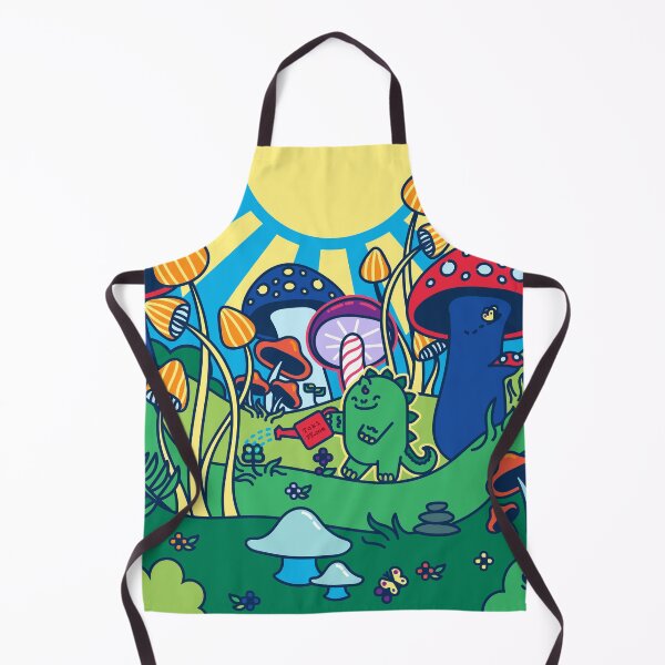 Item preview, Diploo the baby dinosaur in Mushrooms' Garden - Creatober 2020 days 15-16 designed and sold by TokiPY.