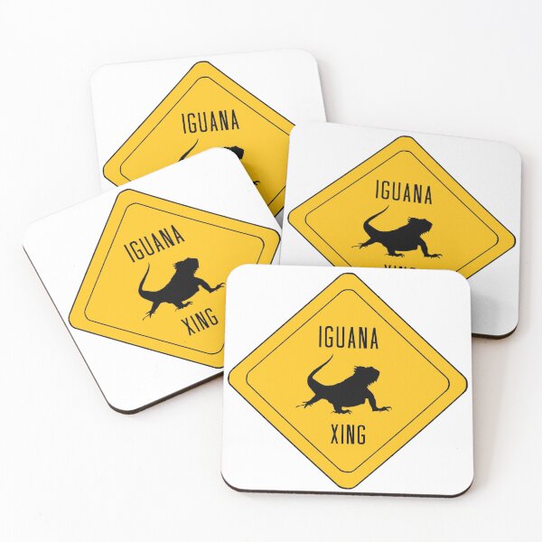 Item preview, Iguana Crossing Road Sign designed and sold by Alexandra Renee.