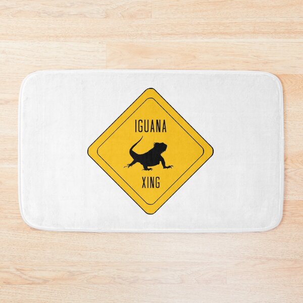 Item preview, Iguana Crossing Road Sign designed and sold by Alexandra Renee.