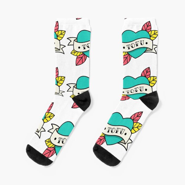 Tofu Tattoo Socks