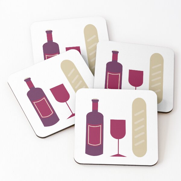 Item preview, Wine and baguette  designed and sold by Heather  Hinson.