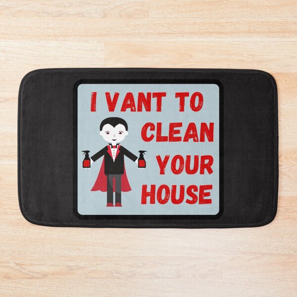 Item preview, I Vant to Clean Your House Halloween Housekeeping Humor designed and sold by SavvyCleaner.