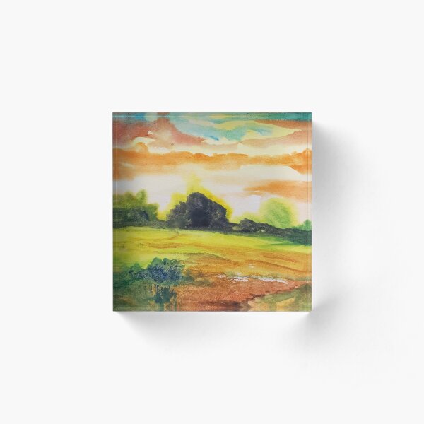 Sunrise Acrylic Block