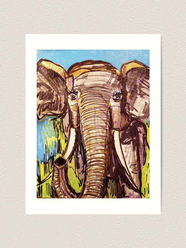 Alternate view of Bull Art Print