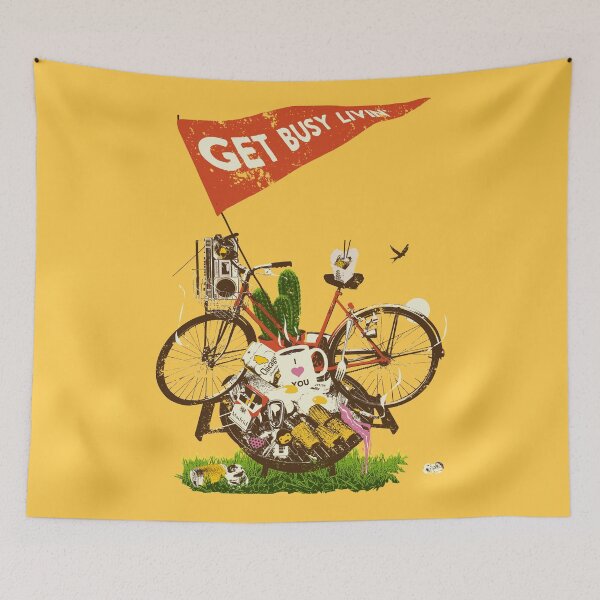 Item preview, GET BUSY LIVIN designed and sold by Showdeer.
