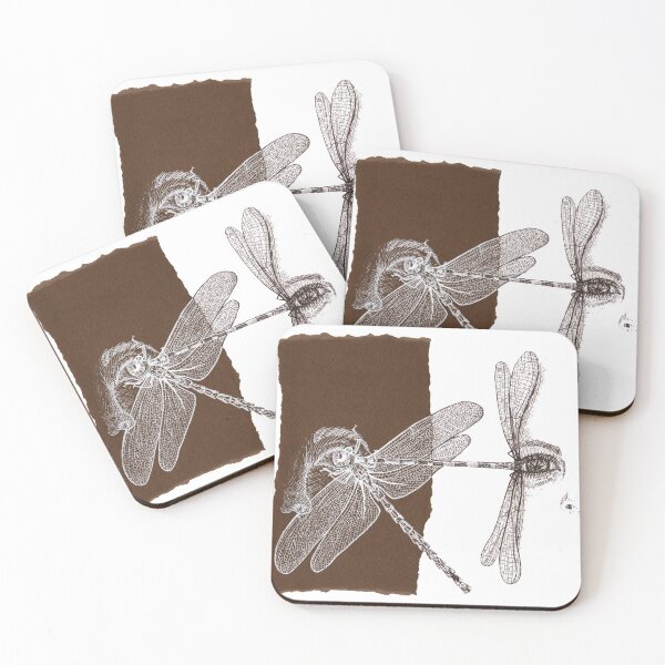 Item preview, Dragonfly Lady designed and sold by Kindra | Pencil & Pigment.