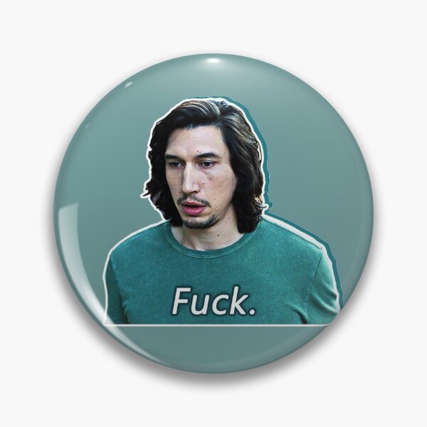 Item preview, "Fuck." Adam Driver Cutout designed and sold by goon-squad.