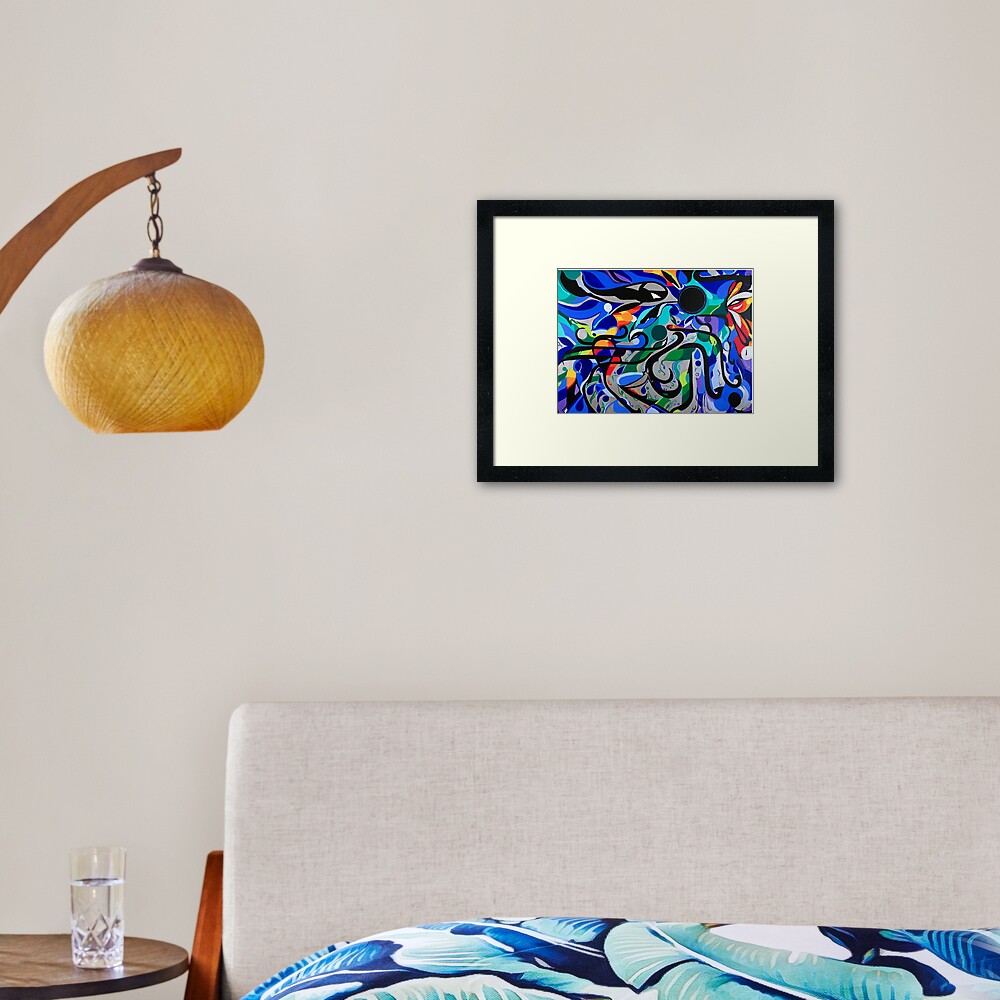 Item preview, Framed Art Print designed and sold by Sally-Rayn.