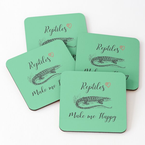 Item preview, Reptiles Make Me Happy designed and sold by Sugar-Magnolia.