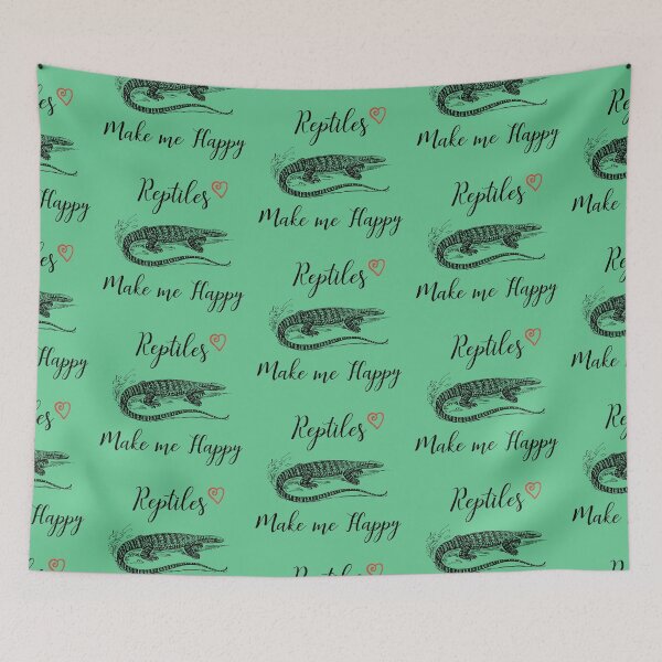 Item preview, Reptiles Make Me Happy designed and sold by Sugar-Magnolia.
