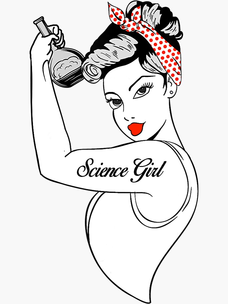 "Future Science Girl Chemistry Biology Scientist Teacher" Sticker by