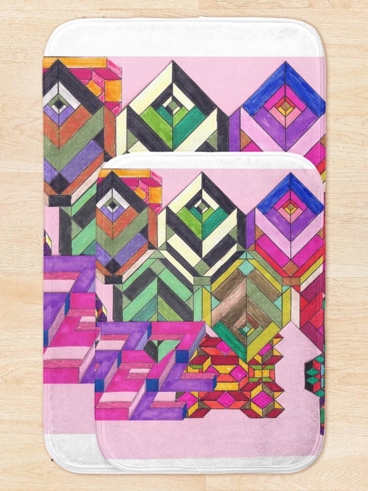 Thumbnail 5 of 6, Bath Mat, NEW2-20 designed and sold by DAVIDLIBERTY.