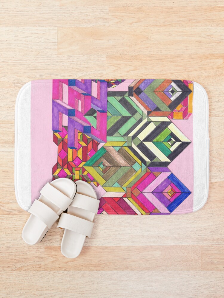 Thumbnail 2 of 6, Bath Mat, NEW2-20 designed and sold by DAVIDLIBERTY.