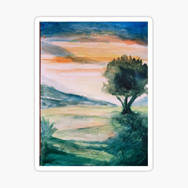 Sunset Sticker