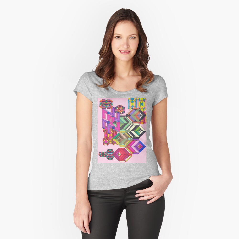 Item preview, Fitted Scoop T-Shirt designed and sold by DAVIDLIBERTY.