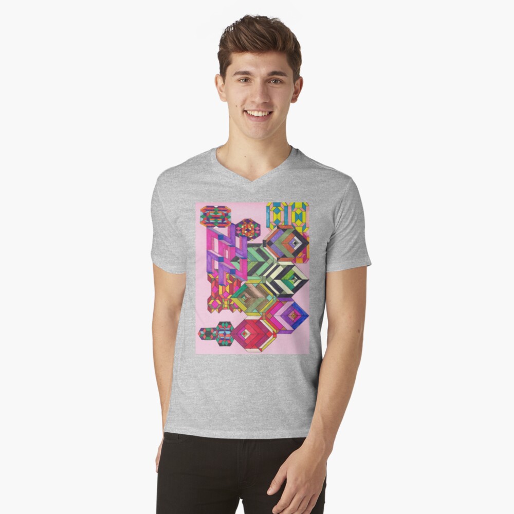 Item preview, V-Neck T-Shirt designed and sold by DAVIDLIBERTY.