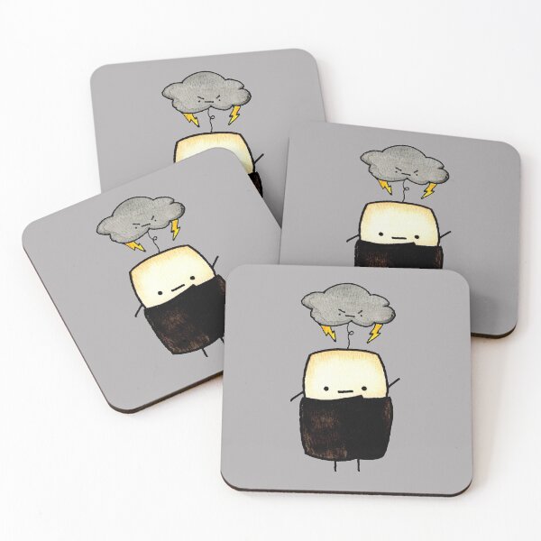 Item preview,  Mochi Num Nums - Angry- Gray designed and sold by mochinumnums.