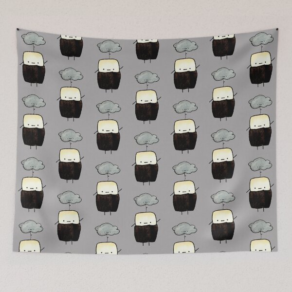 Item preview,  Mochi Num Nums - Sad- Gray designed and sold by mochinumnums.