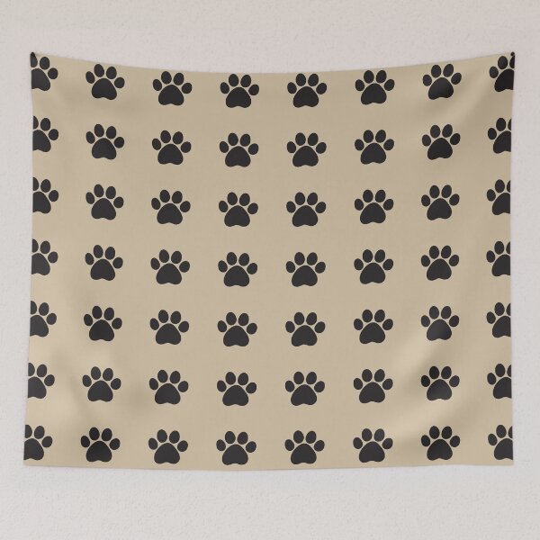 Item preview, mini cat paw print black sheet designed and sold by promisesarelies.