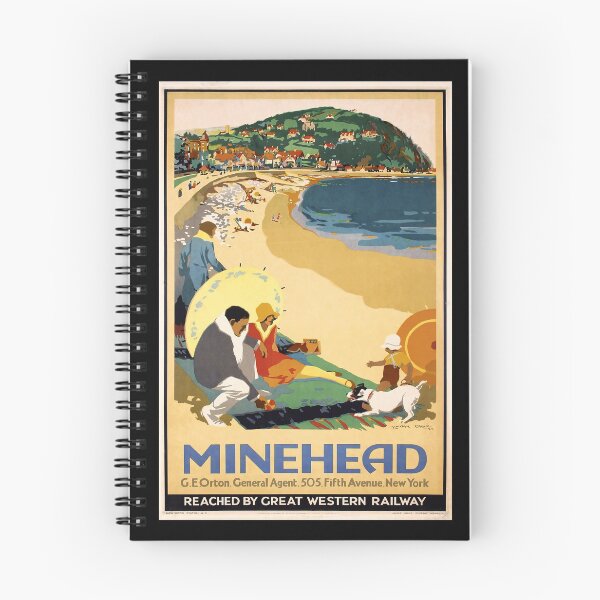 Item preview, Minehead retro poster designed and sold by CorasPosters.