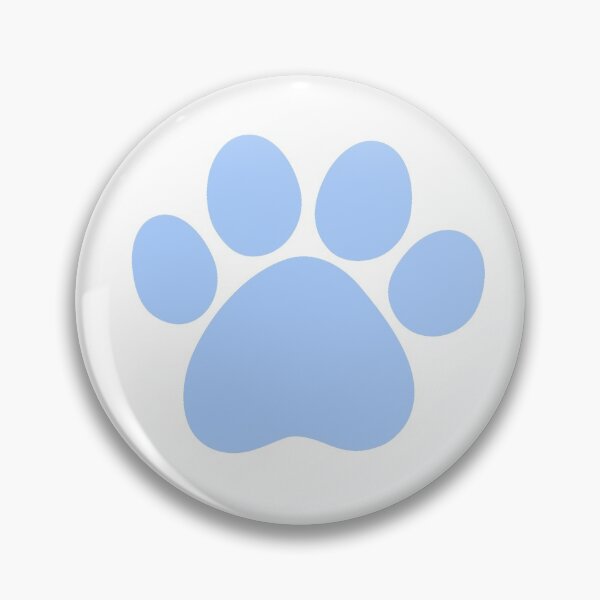 Item preview, mini cat paw print blue sheet designed and sold by promisesarelies.