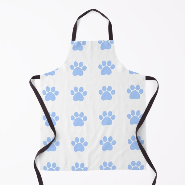 Item preview, mini cat paw print blue sheet designed and sold by promisesarelies.