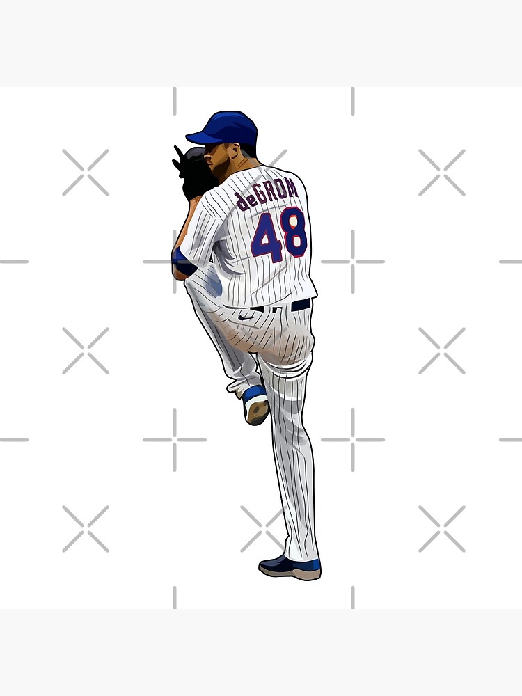 Jacob Degrom Jersey  Art Board Print for Sale by athleteart20