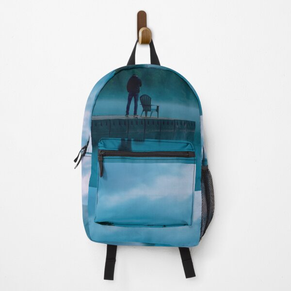 Item preview, A man on a pier; Sunrise on the lake designed and sold by Borinna.