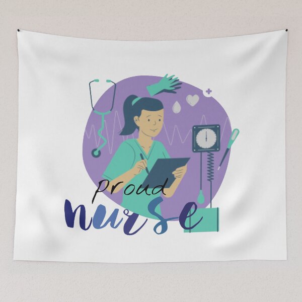 Item preview, proud nurse designed and sold by Wizabi.