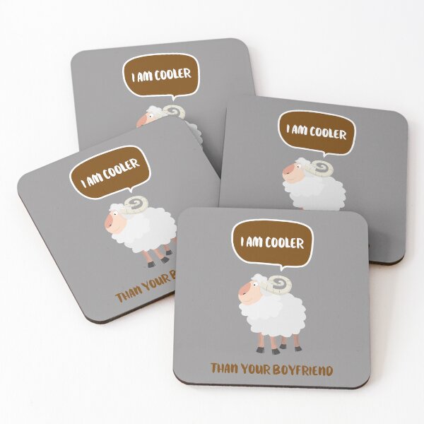 Item preview, I Am Cooler Than Your Boyfriend designed and sold by Elena's Shop.