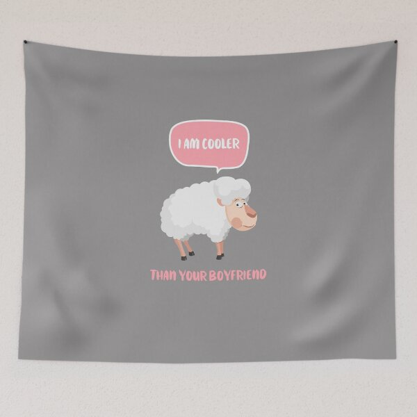 Item preview, I Am Cooler Than Your Boyfriend designed and sold by Elena's Shop.