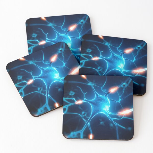Item preview, GLOWING NERVE CELLS MICROSCOPIC VIEW COOL PHOTO IMAGE MEDICAL LABORATORY SCIENTIST designed and sold by Hippiesole.