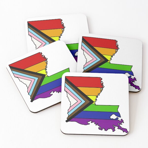 Item preview, Louisiana progress pride flag  designed and sold by TheUndeadDesign.