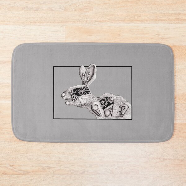 Item preview, Robot Rabbit- Gray designed and sold by mochinumnums.