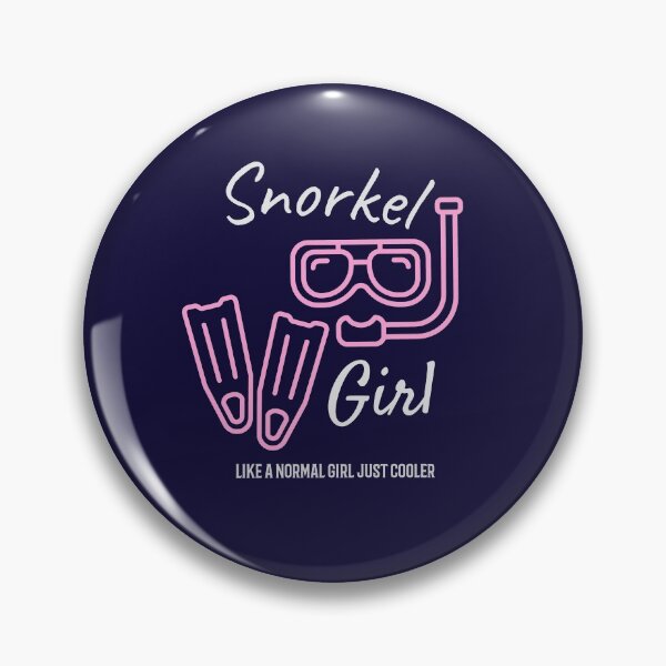 Item preview, Snorkel Girl Pink Like A Normal Girl Just Cooler designed and sold by loveoceanair.