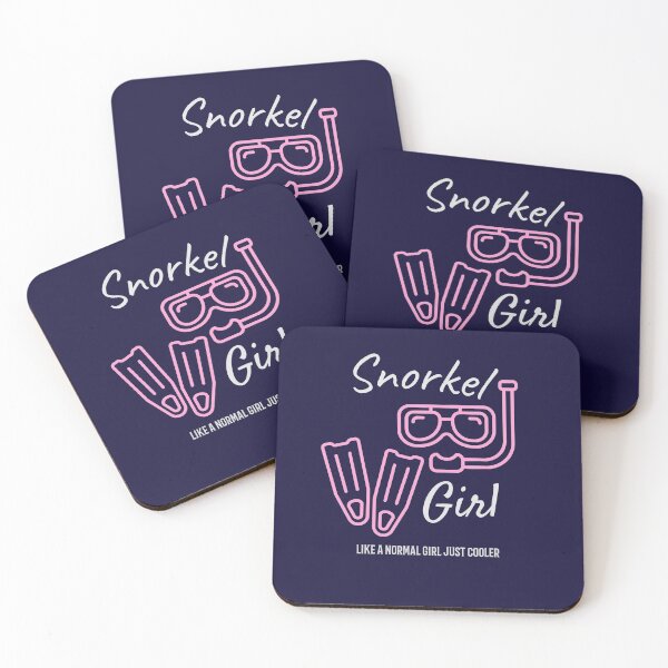 Item preview, Snorkel Girl Pink Like A Normal Girl Just Cooler designed and sold by loveoceanair.