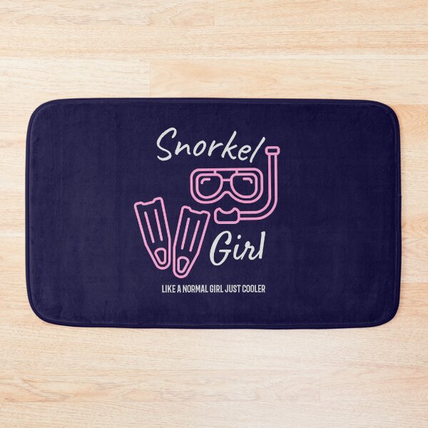 Item preview, Snorkel Girl Pink Like A Normal Girl Just Cooler designed and sold by loveoceanair.