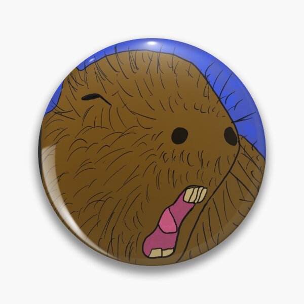 Item preview, Existential Dread Capybara Print designed and sold by DorkRind.