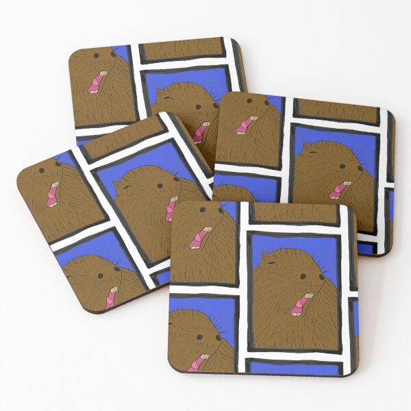Item preview, Existential Dread Capybara Print designed and sold by DorkRind.