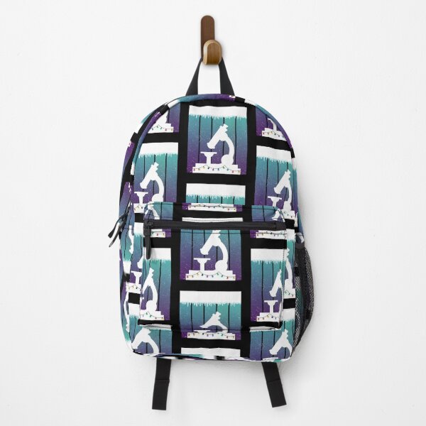 Item preview, SNOW ICE BLUE SUNSET GRUNGE with WHITE CHRISTMAS MICROSCOPE MEDICAL LABORATORY SCIENTIST designed and sold by Hippiesole.
