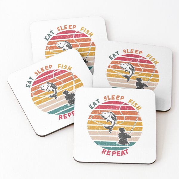 Item preview, Eat Sleep Fish Repeat designed and sold by ClearCreekCo.