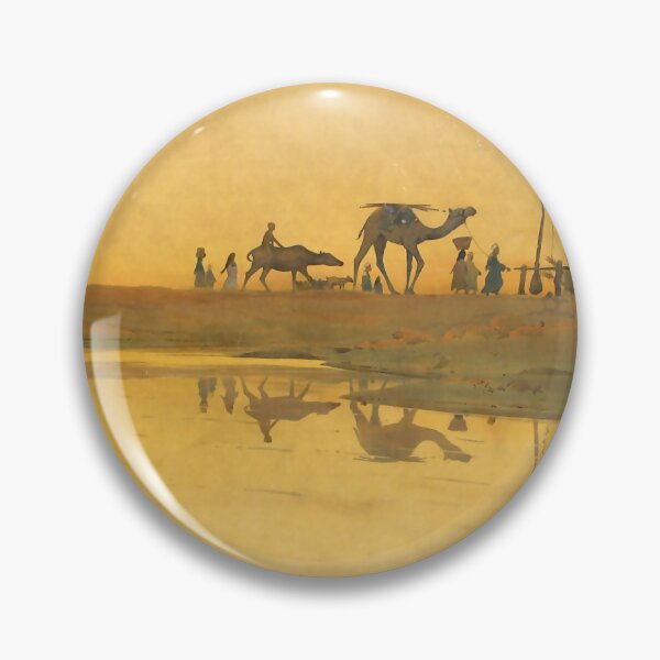 Item preview, Crepuscule en Egypte retro poster designed and sold by CorasPosters.