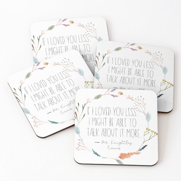 Item preview, Jane Austen Mr. Knightley Emma Book Quote designed and sold by Dollfacedesign.